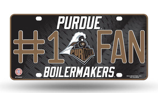 Purdue Boilermakers License Plate Number One Fan Edition - ToylandEU