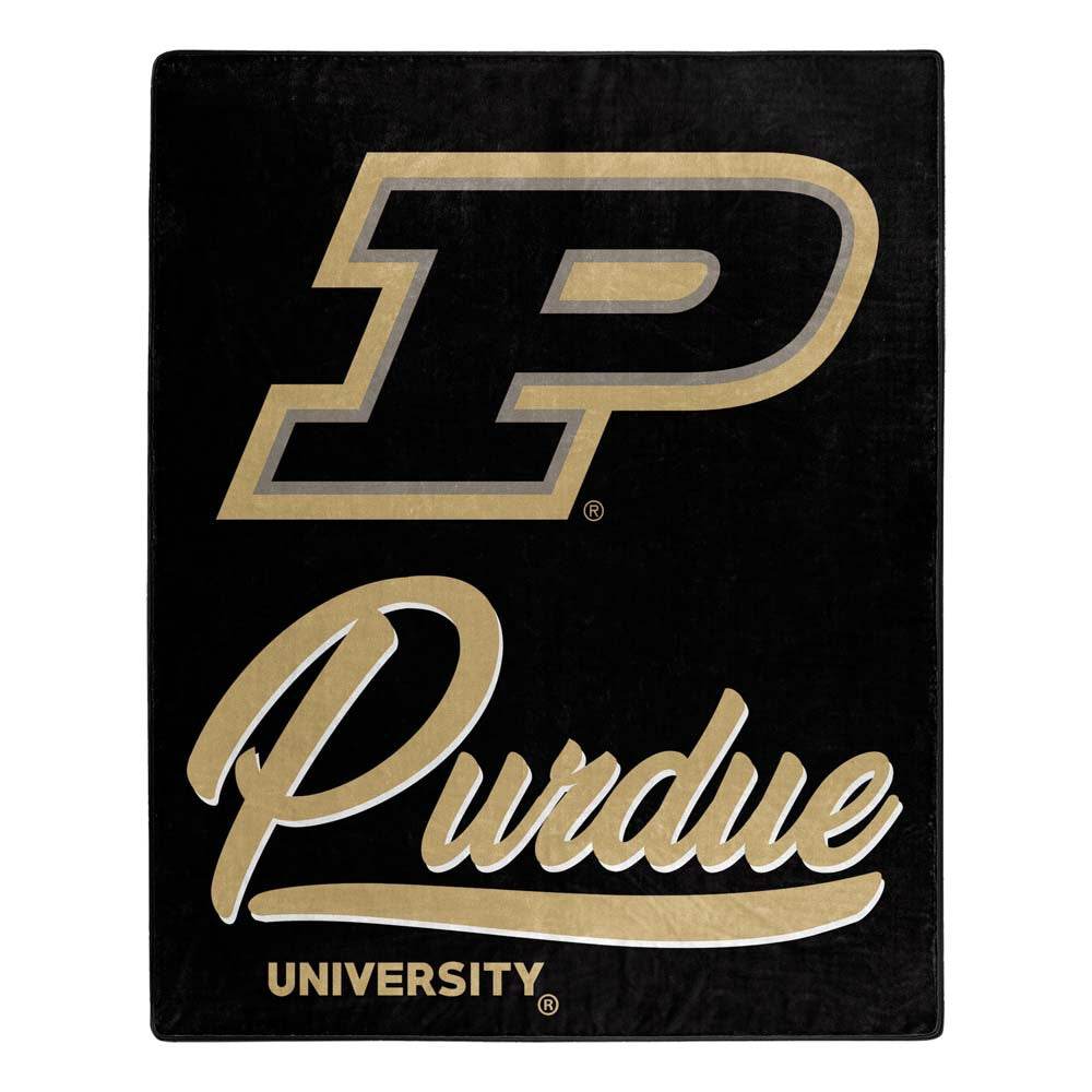 Purdue Boilermakers Raschel Signature Design Blanket 50x60 - ToylandEU