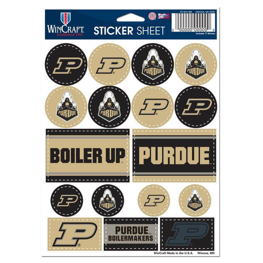 Purdue Boilermakers Vinyl Decal Sheet 5x7 Sticker Pack - ToylandEU