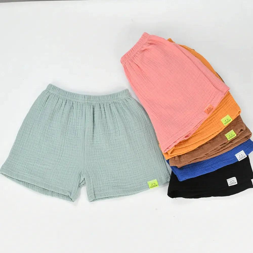  Pure Cotton Kids Beach Shorts Breathable Unisex -  ToylandEU™