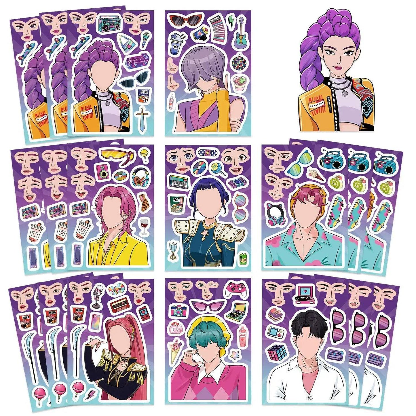  Purple Laser KPOP Mylar Balloons Party Decor Delight -  ToylandEU™
