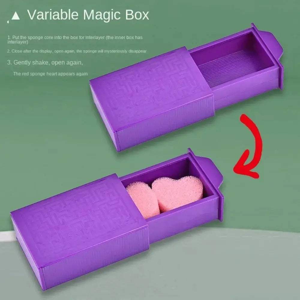 Purple Magic Box Trick Prop for Kids and Teens Disappearing - ToylandEU