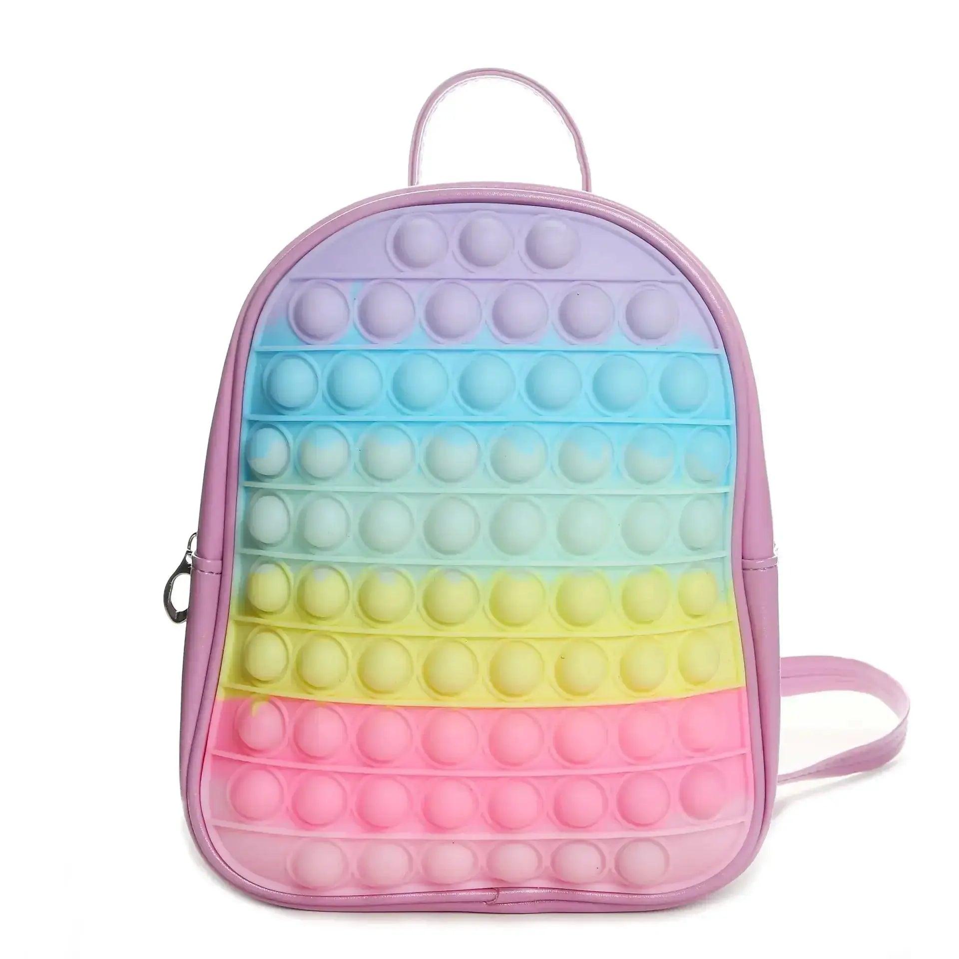  Push Bubble Backpack Colorful Fidget Toy Stress Relief -  ToylandEU™