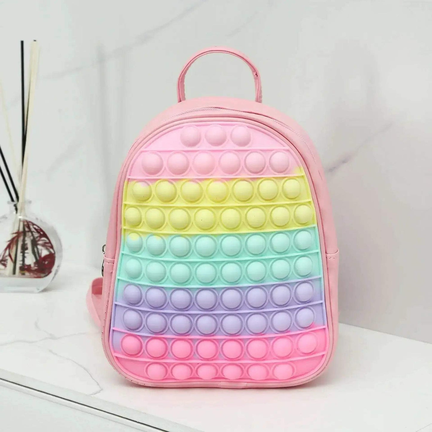  Push Bubble Backpack Colorful Fidget Toy Stress Relief -  ToylandEU™