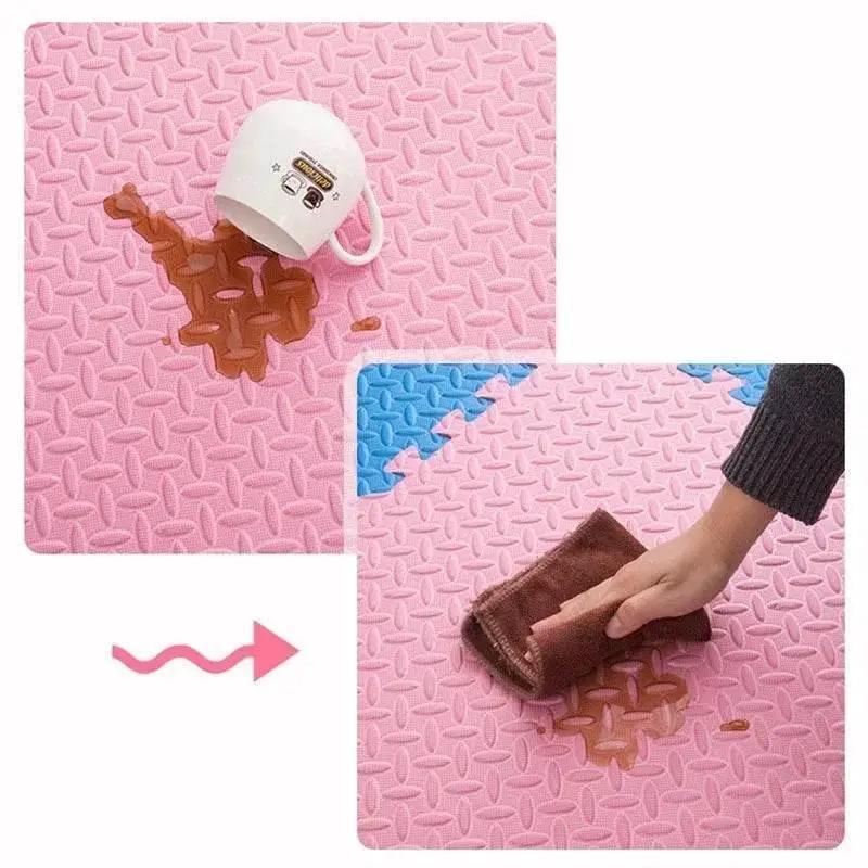  12Piece Foam Baby Play Mat Puzzle Interlocking Exercise Floor Tiles Soft Carpet 30x30x1cm -  ToylandEU™