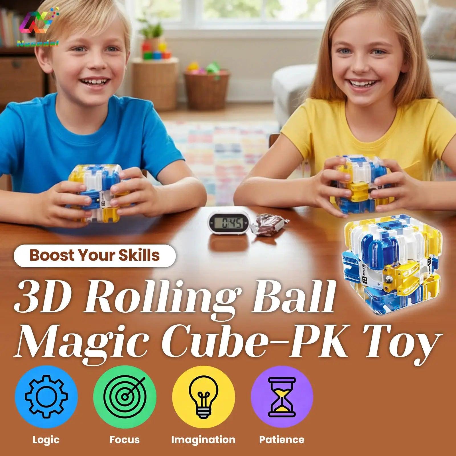  3D Ball Maze Magic Cube Puzzle For Kids Stress Relief -  ToylandEU™