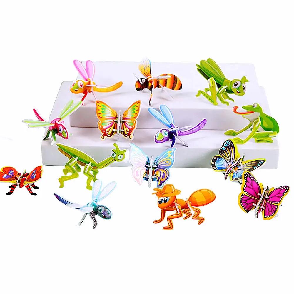  3D Insect Puzzles For Kids Party Educational Fun Pack -  ToylandEU™