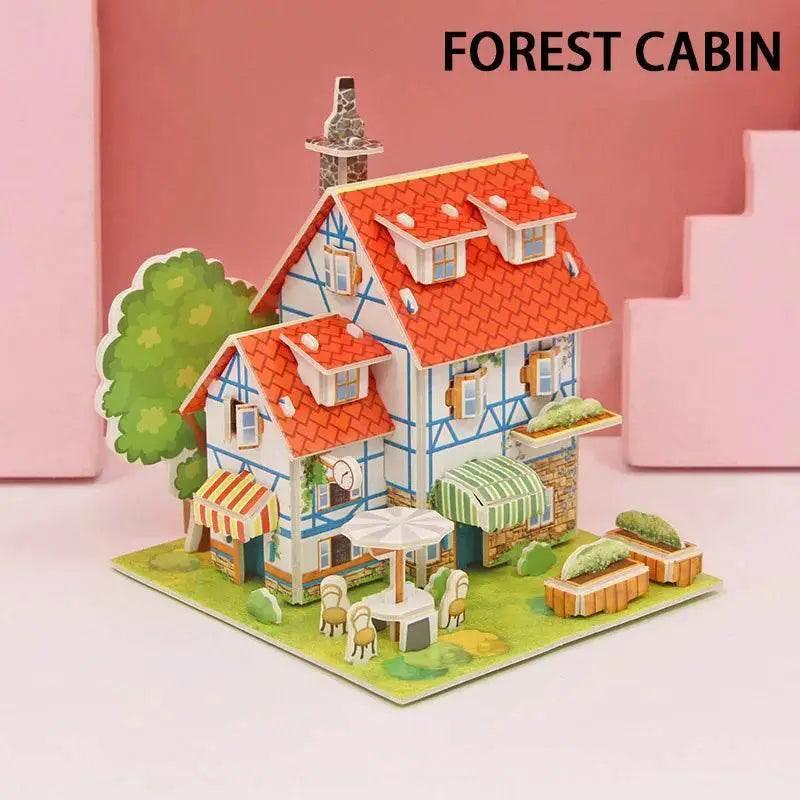  3D Paper Puzzle Montessori Miniature House Set for Kids Age 3 to 7 Handmade Educational Toy -  ToylandEU™