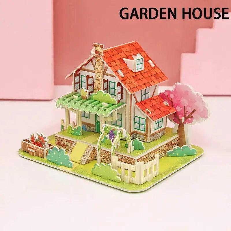  3D Paper Puzzle Montessori Miniature House Set for Kids Age 3 to 7 Handmade Educational Toy -  ToylandEU™