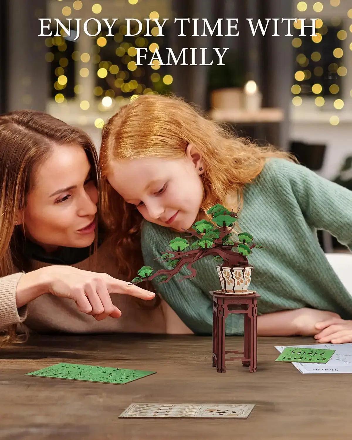  3D Wooden Sakura Bonsai Puzzle Kit Easy Assembly Gift -  ToylandEU™