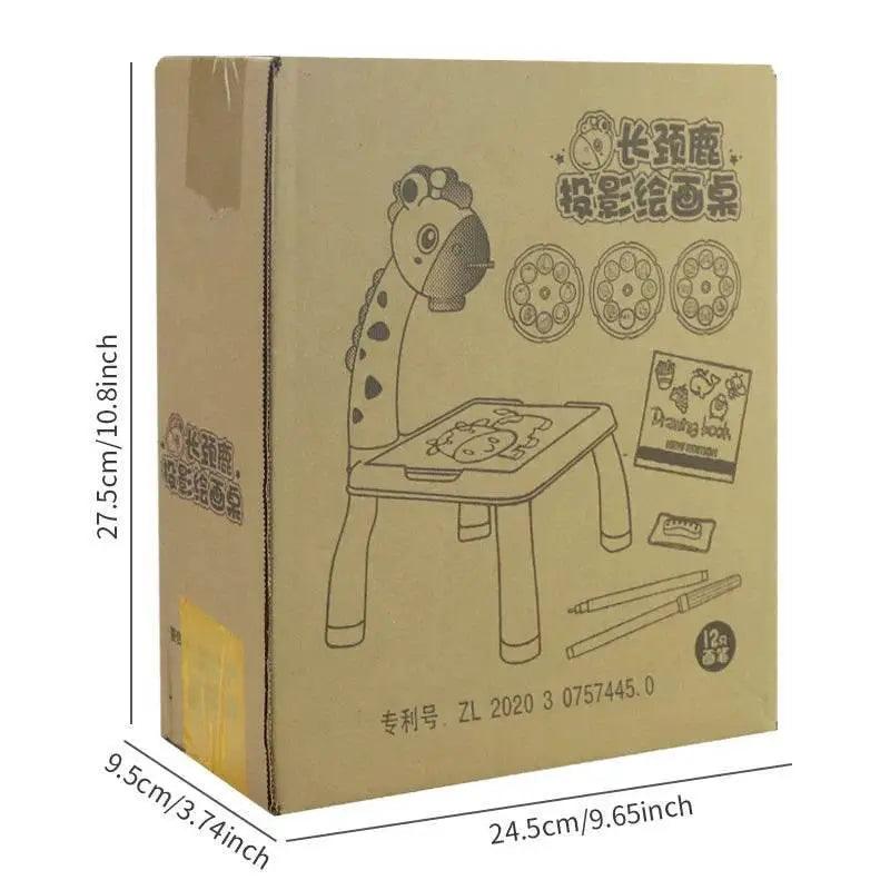  Children's Projection Drawing Board Multi-Functional Drawing Table Projector Graffiti Puzzle Toy -  ToylandEU™