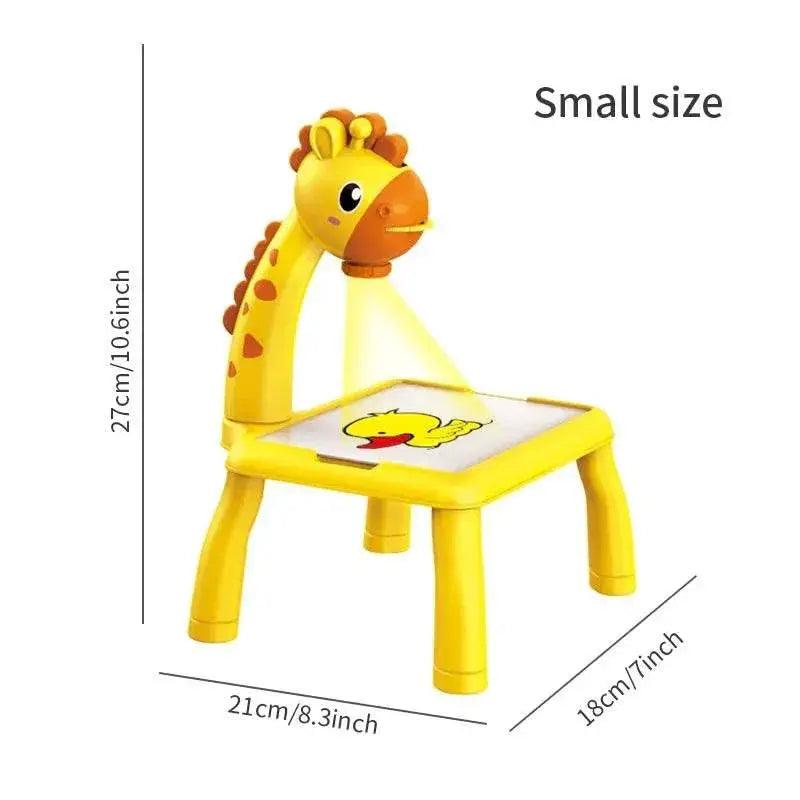  Children's Projection Drawing Board Multi-Functional Drawing Table Projector Graffiti Puzzle Toy -  ToylandEU™