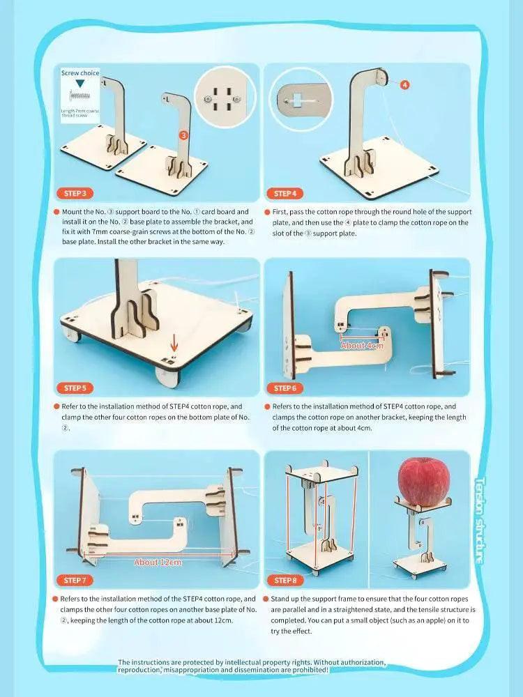  DIY Science Toys Children Educational STEM Kits Car Dinosaur Model Technologia Experimental Tool Wood Puzzle Games School Supply -  ToylandEU™