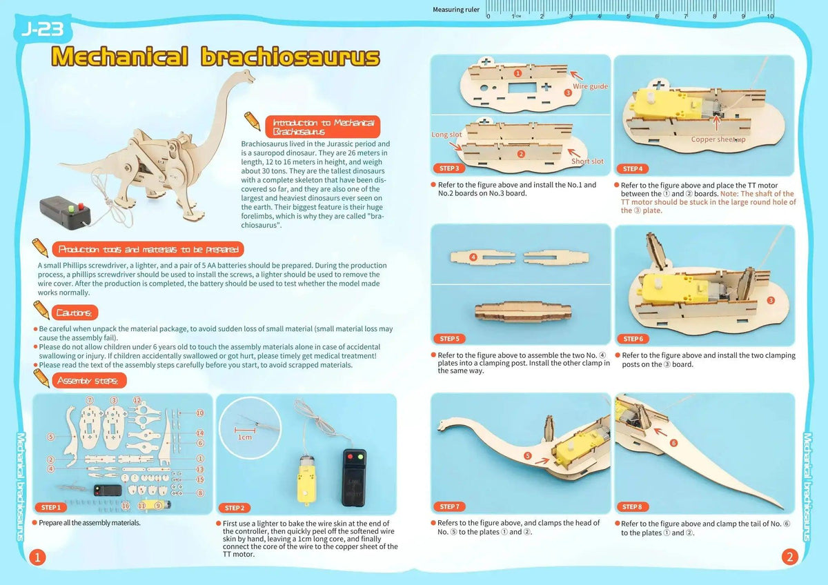  DIY Science Toys Children Educational STEM Kits Car Dinosaur Model Technologia Experimental Tool Wood Puzzle Games School Supply -  ToylandEU™