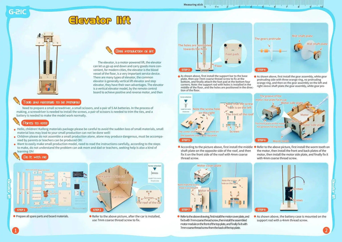  DIY Science Toys Children Educational STEM Kits Car Dinosaur Model Technologia Experimental Tool Wood Puzzle Games School Supply -  ToylandEU™