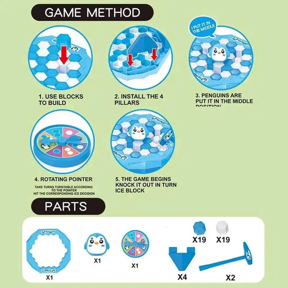  Icebreaker Penguin Rescue Game - Mini Family Party Puzzle for Kids -  ToylandEU™