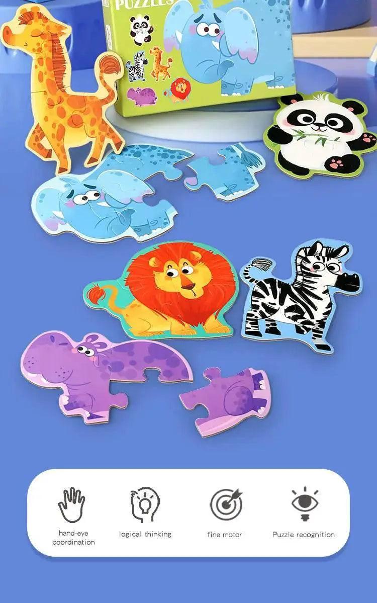  Six in One Handheld Gift Box Puzzle for Kids Age 3-6 -  ToylandEU™