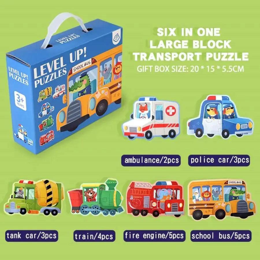  Six in One Handheld Gift Box Puzzle for Kids Age 3-6 -  ToylandEU™