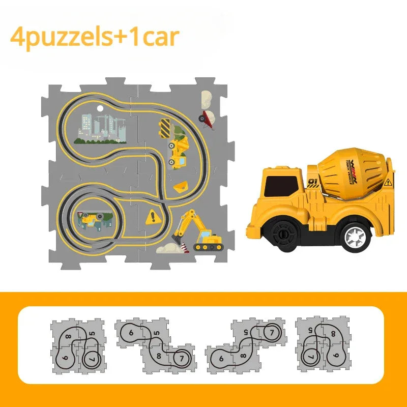 Puzzle Train Educational Toy For Creative Stem Brain Boost - ToylandEU