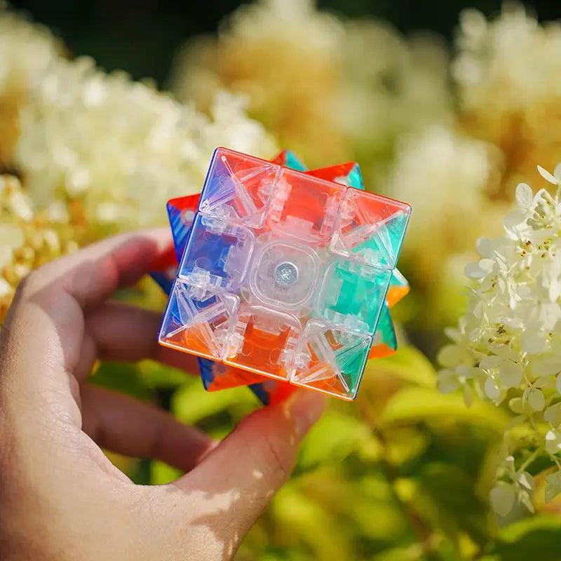  Transparent Magnetic 3x3 Rubiks Cube Ultra Fast Silent -  ToylandEU™