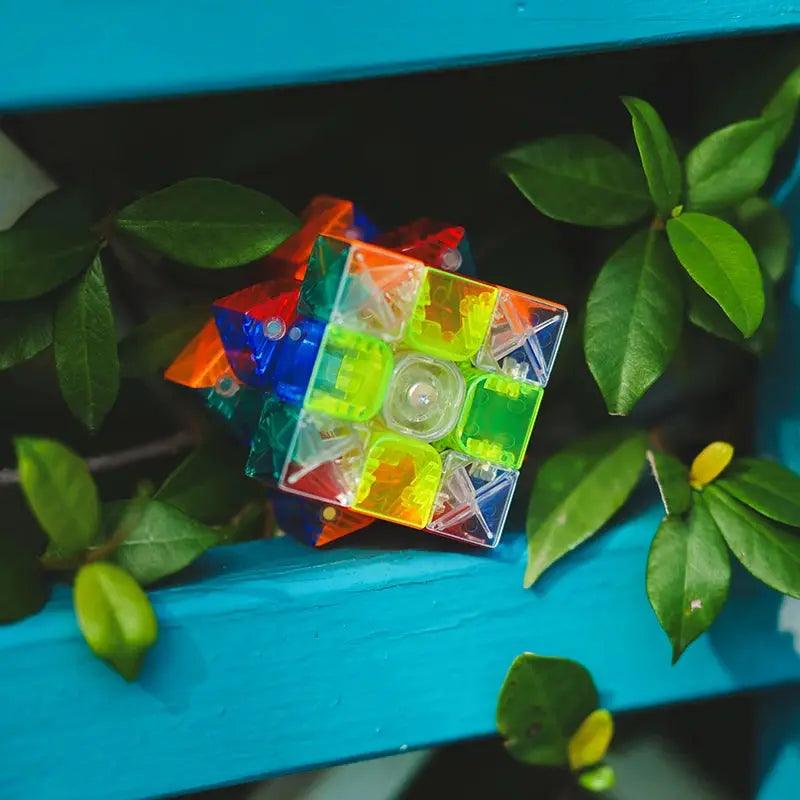  Transparent Magnetic 3x3 Rubiks Cube Ultra Fast Silent -  ToylandEU™