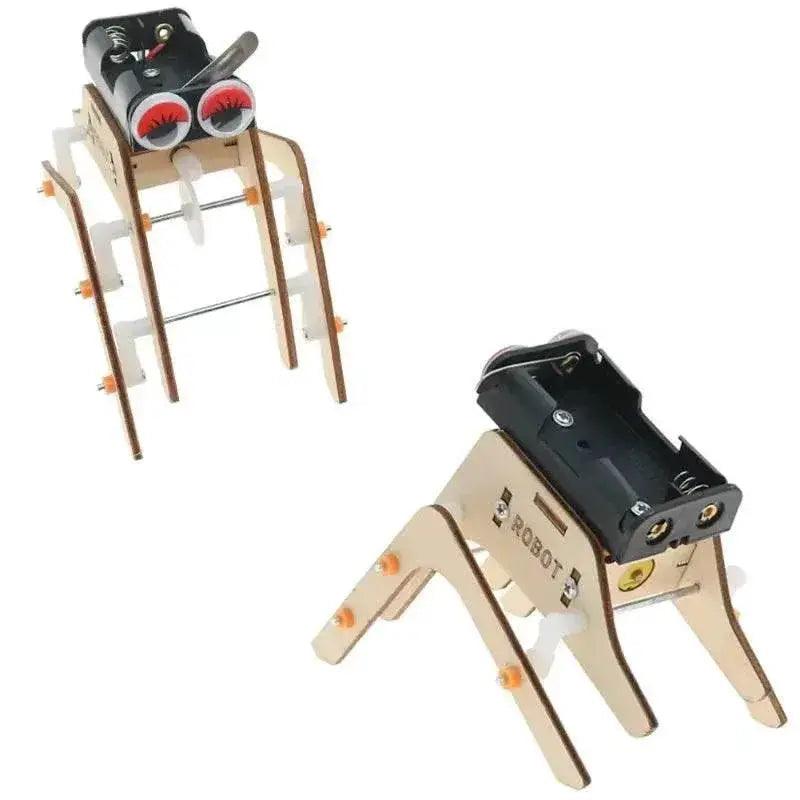 Walking Spider Robot Bionic Spiderman Model Science Education Kit Wooden STEM Puzzle -  ToylandEU™