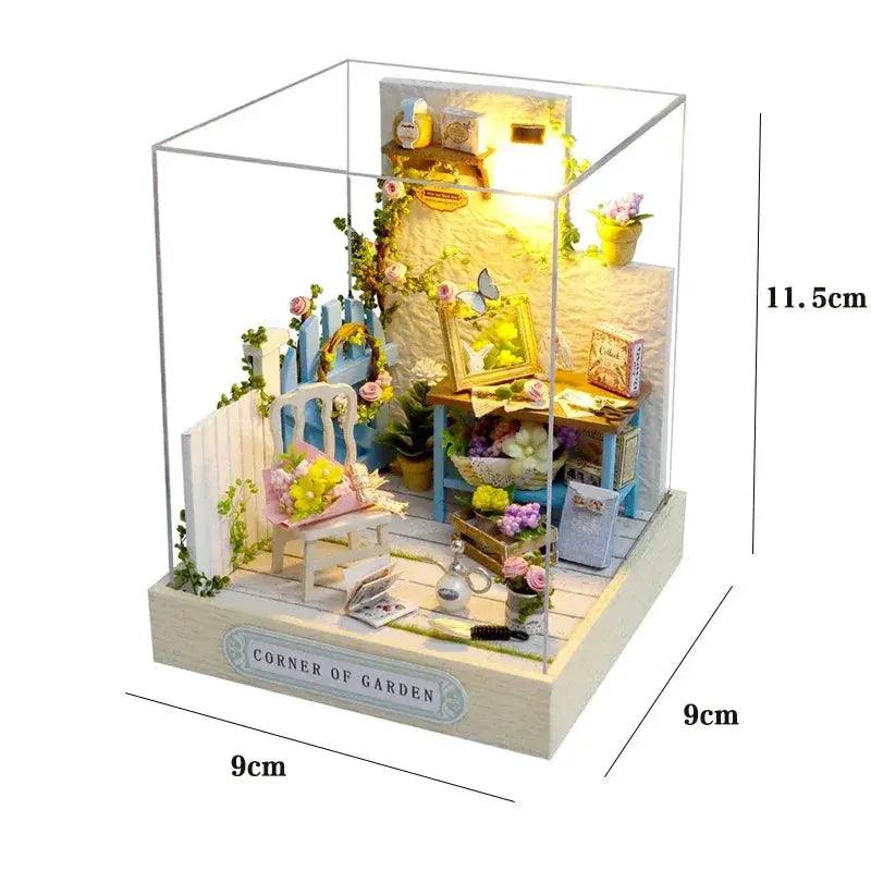  Wooden Doll House DIY Puzzle Kit With Furniture Gift -  ToylandEU™