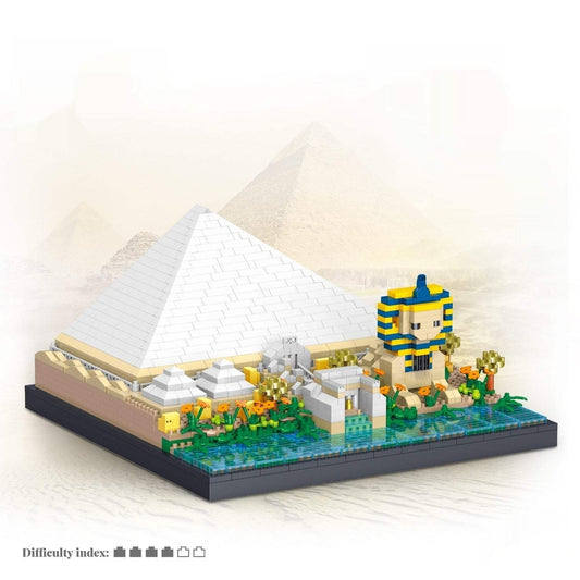 Pyramid Micro Diamond Building Blocks | LZ8341, 2273 Pieces