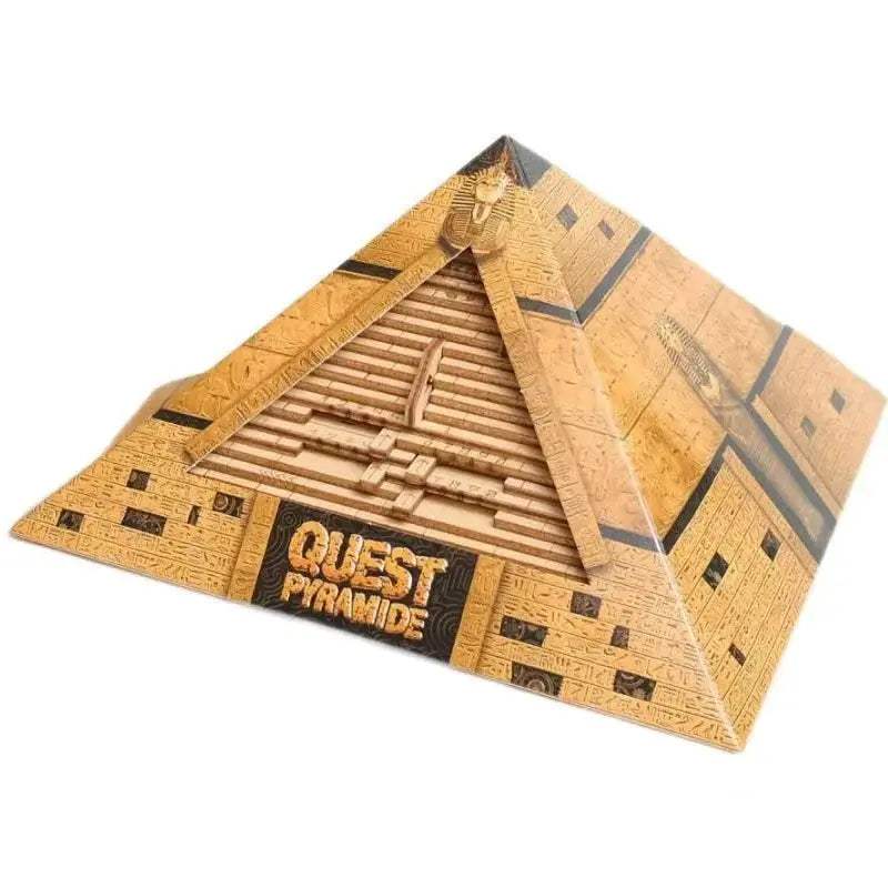  Pyramid Puzzle Box With Hidden Compartment Wooden -  ToylandEU™