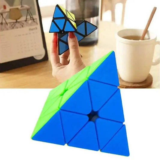  Pyraminx Stickerless Puzzle Triangle Cube Educational -  ToylandEU™