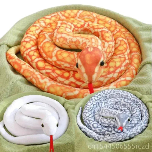  Python Boa Plush Snake Home Decor Soft Cotton Plush -  ToylandEU™