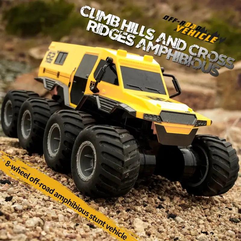 Q137 RC Car Amphibious 8 Wheel Off Road Waterproof Durable -  ToylandEU™