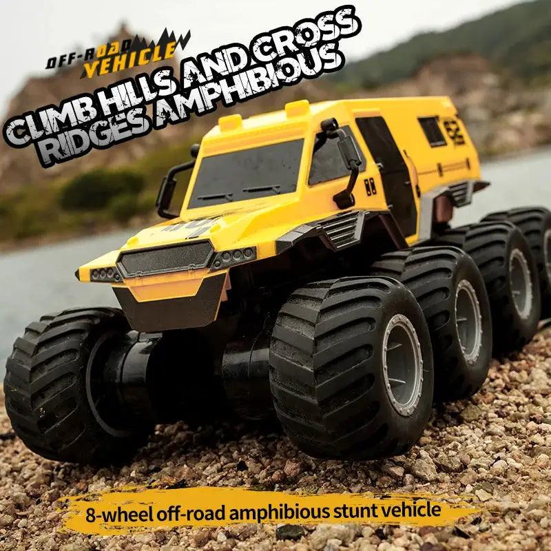  Q137 RC Car Amphibious 8 Wheel Off Road Waterproof Durable -  ToylandEU™