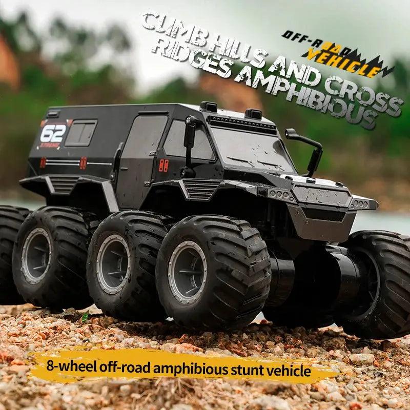  Q137 RC Car Amphibious 8 Wheel Off Road Waterproof Durable -  ToylandEU™