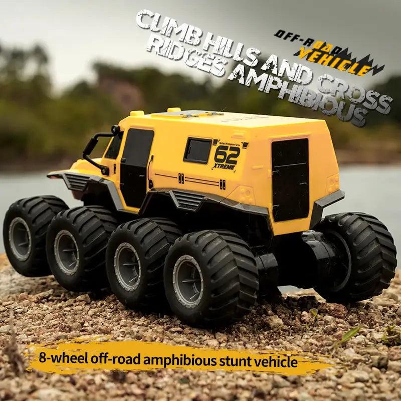  Q137 RC Car Amphibious 8 Wheel Off Road Waterproof Durable -  ToylandEU™