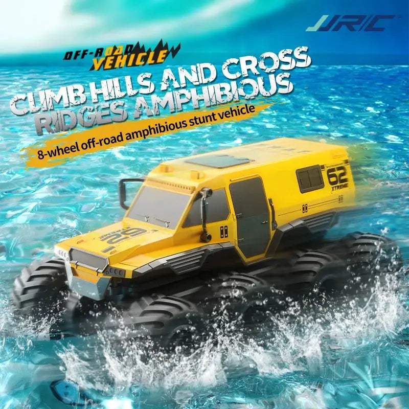  Q137 RC Car Amphibious 8 Wheel Off Road Waterproof Durable -  ToylandEU™