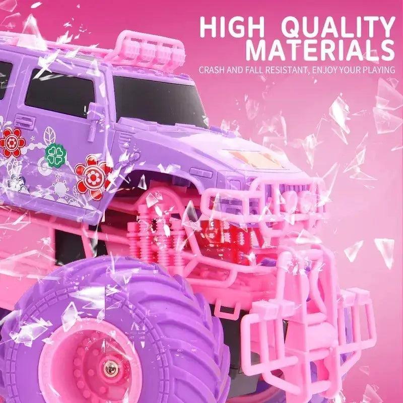  Q157 Pink 2.4GHz Remote Control Off-Road Climbing Car, Plastic Body, Includes Battery -  ToylandEU™