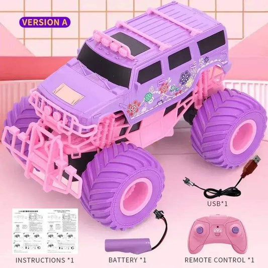  Q157 Pink 2.4GHz Remote Control Off-Road Climbing Car, Plastic Body, Includes Battery -  ToylandEU™
