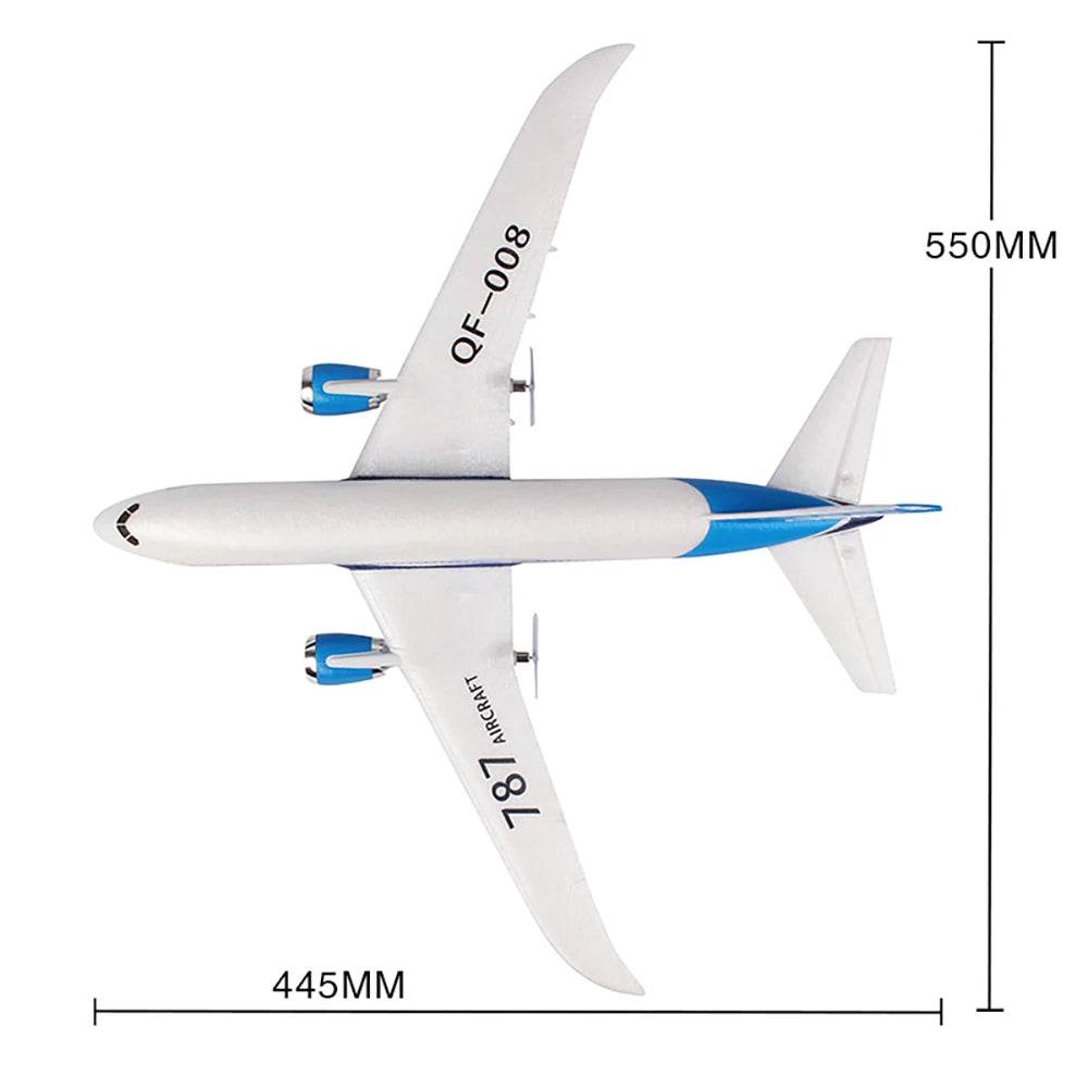 QF008 Boeing 787 550mm Wingspan EPP RC Glider RTF - ToylandEU