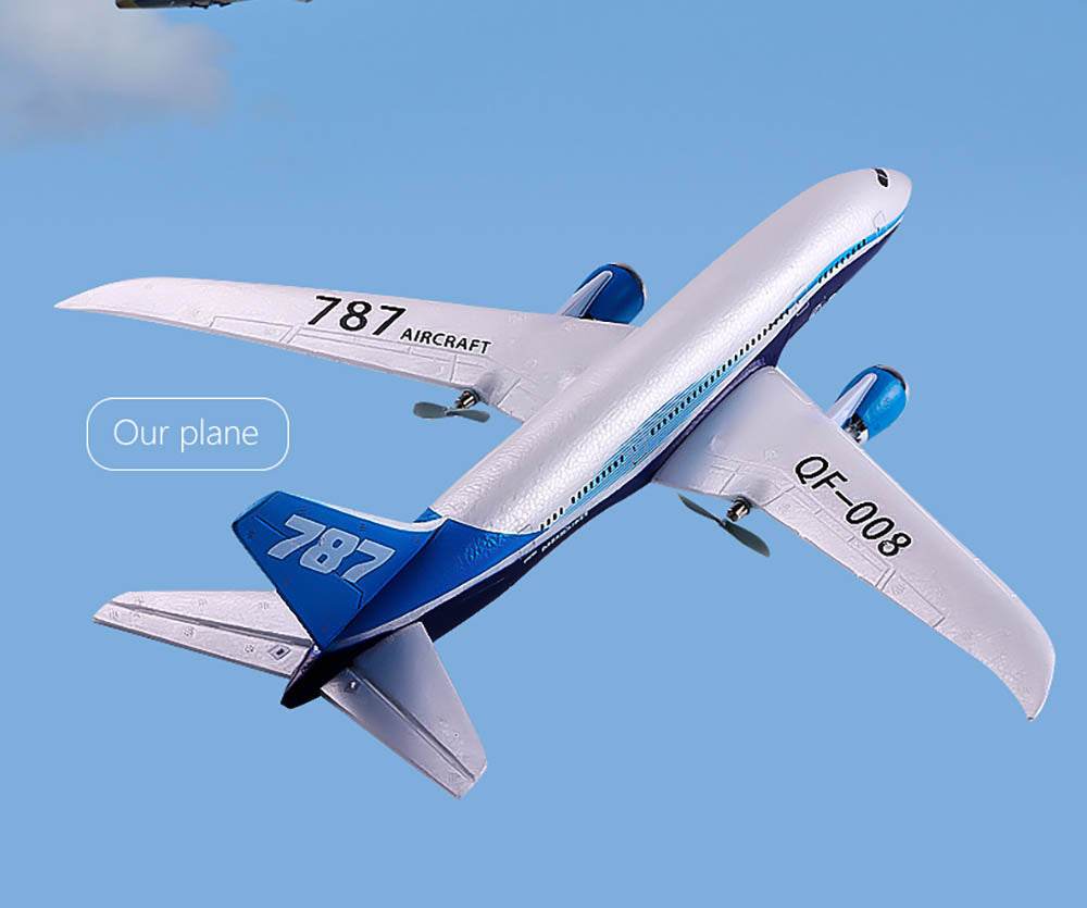 QF008 Boeing 787 550mm Wingspan EPP RC Glider RTF - ToylandEU
