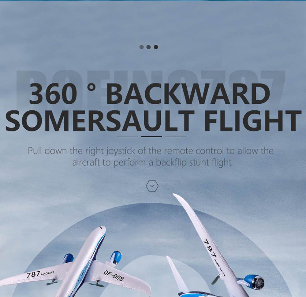 QF008 Boeing 787 550mm Wingspan EPP RC Glider RTF - ToylandEU