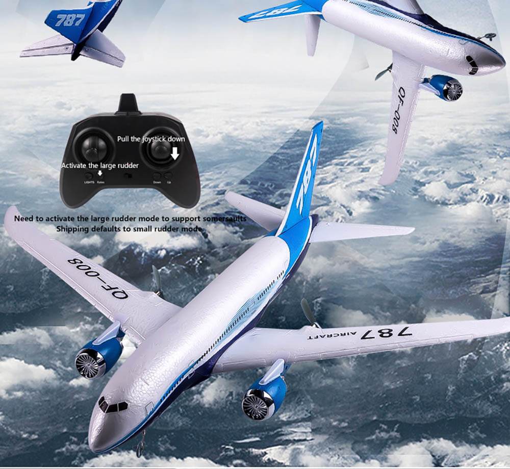 QF008 Boeing 787 550mm Wingspan EPP RC Glider RTF - ToylandEU