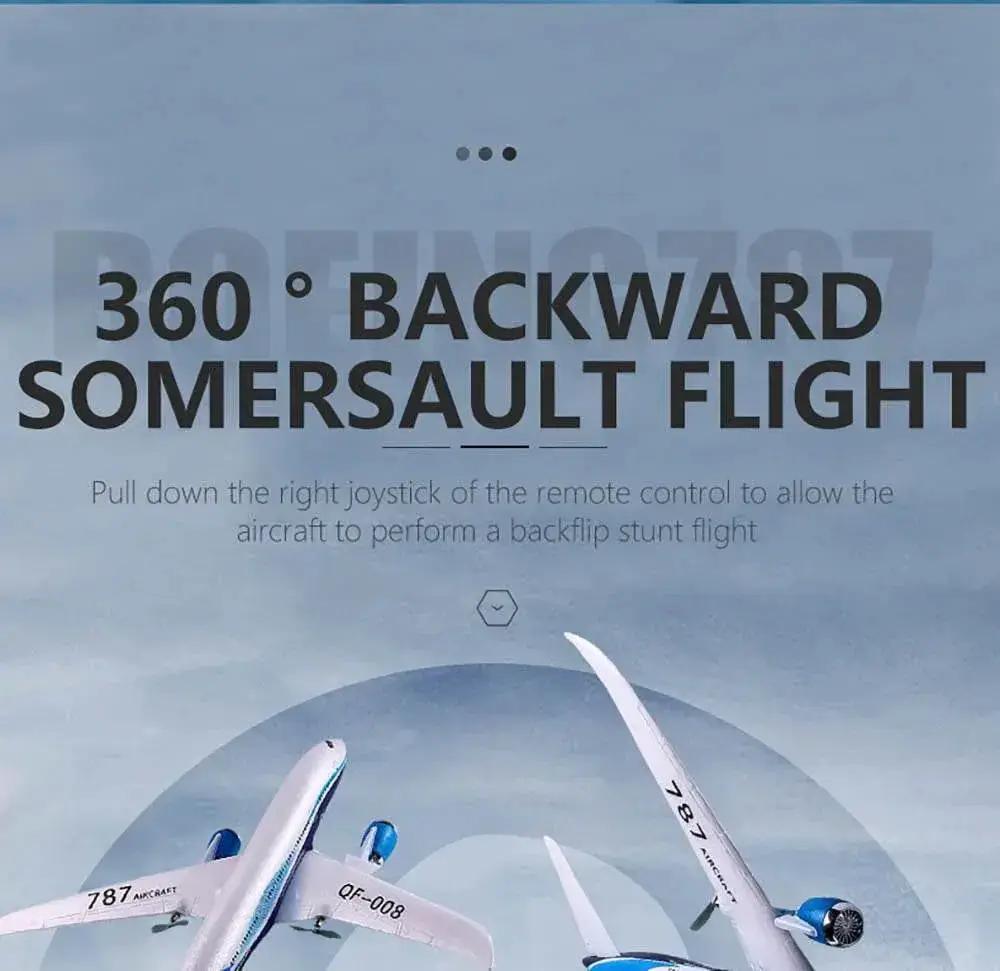  QF008 Boeing 787 550mm Wingspan RC Airplane Glider RTF -  ToylandEU™