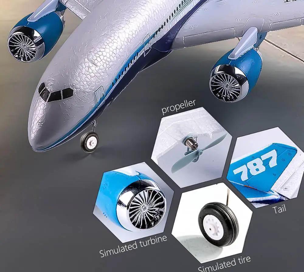  QF008 Boeing 787 550mm Wingspan RC Airplane Glider RTF -  ToylandEU™