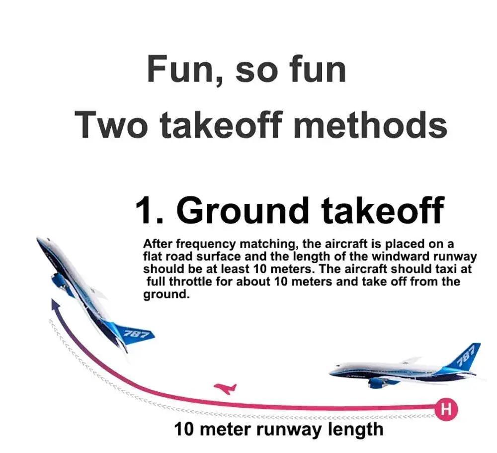  QF008 Boeing 787 550mm Wingspan RC Airplane Glider RTF -  ToylandEU™