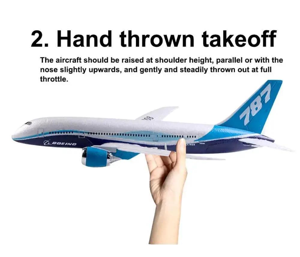  QF008 Boeing 787 550mm Wingspan RC Airplane Glider RTF -  ToylandEU™
