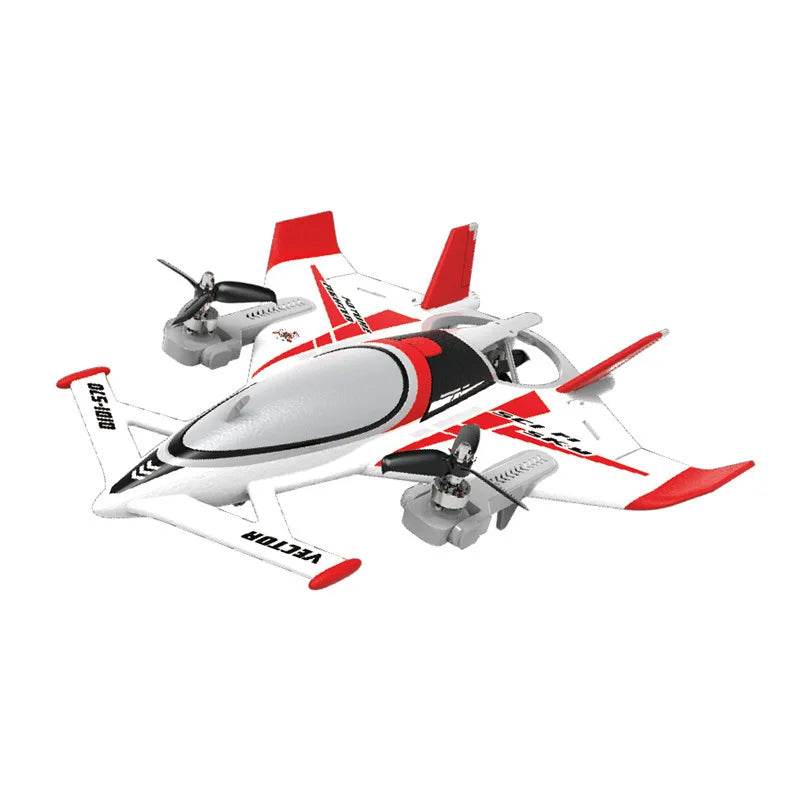QIDI570 2.4G Remote Control Brushless Motor 3-Axis Vector 8-Channel Fixed-Wing Aircraft Model Toy for Children - ToylandEU