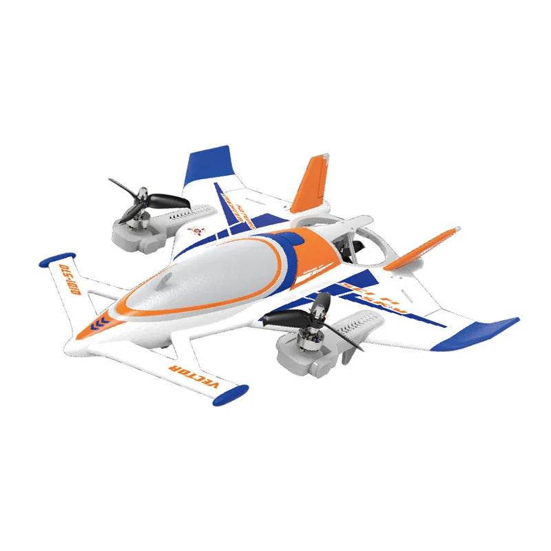 QIDI570 2.4G Remote Control Brushless Motor 3-Axis Vector 8-Channel Fixed-Wing Aircraft Model Toy for Children - ToylandEU