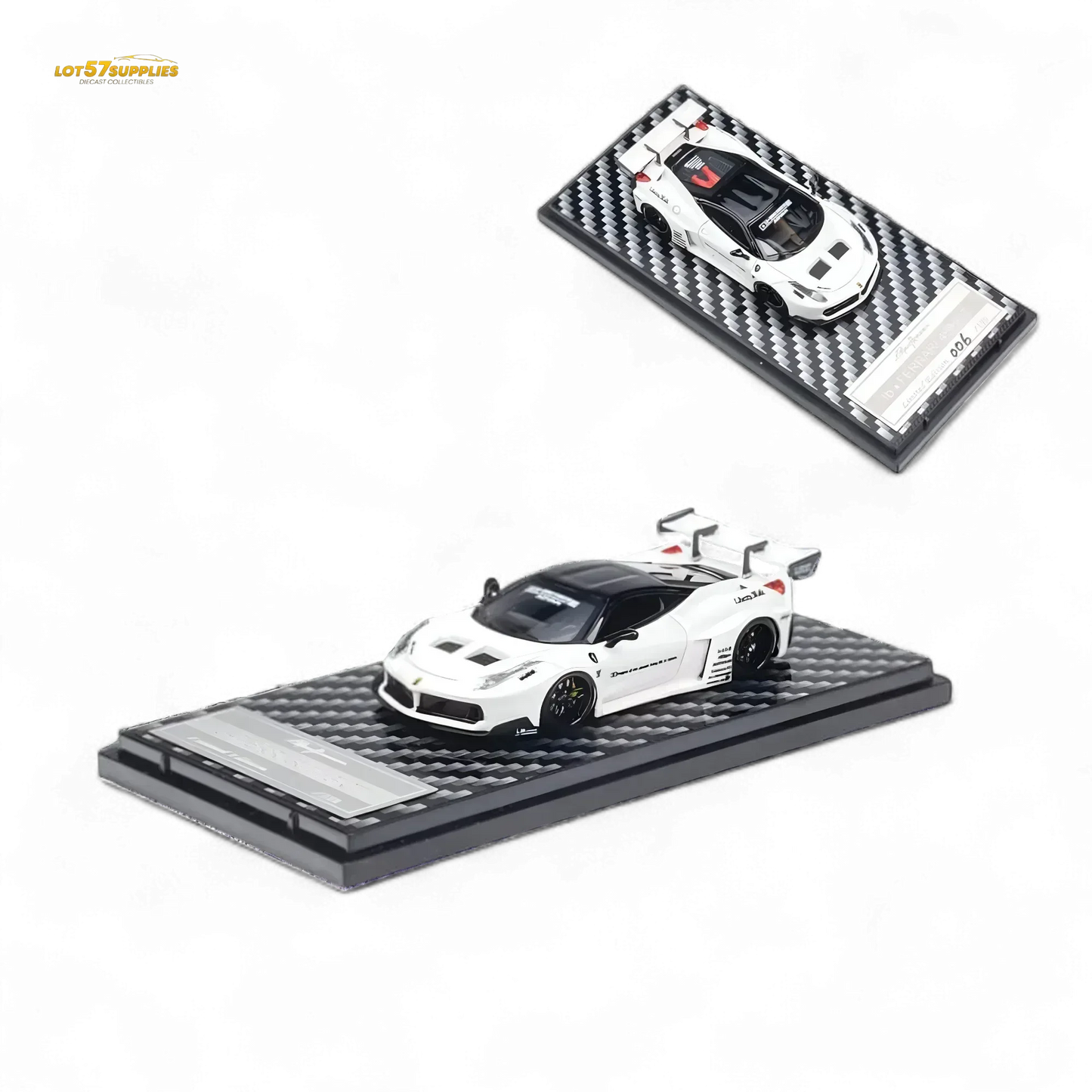 QIDIAN 458 LBWK GT Resin Model Limited to 199 Pcs White 1:64 - ToylandEU