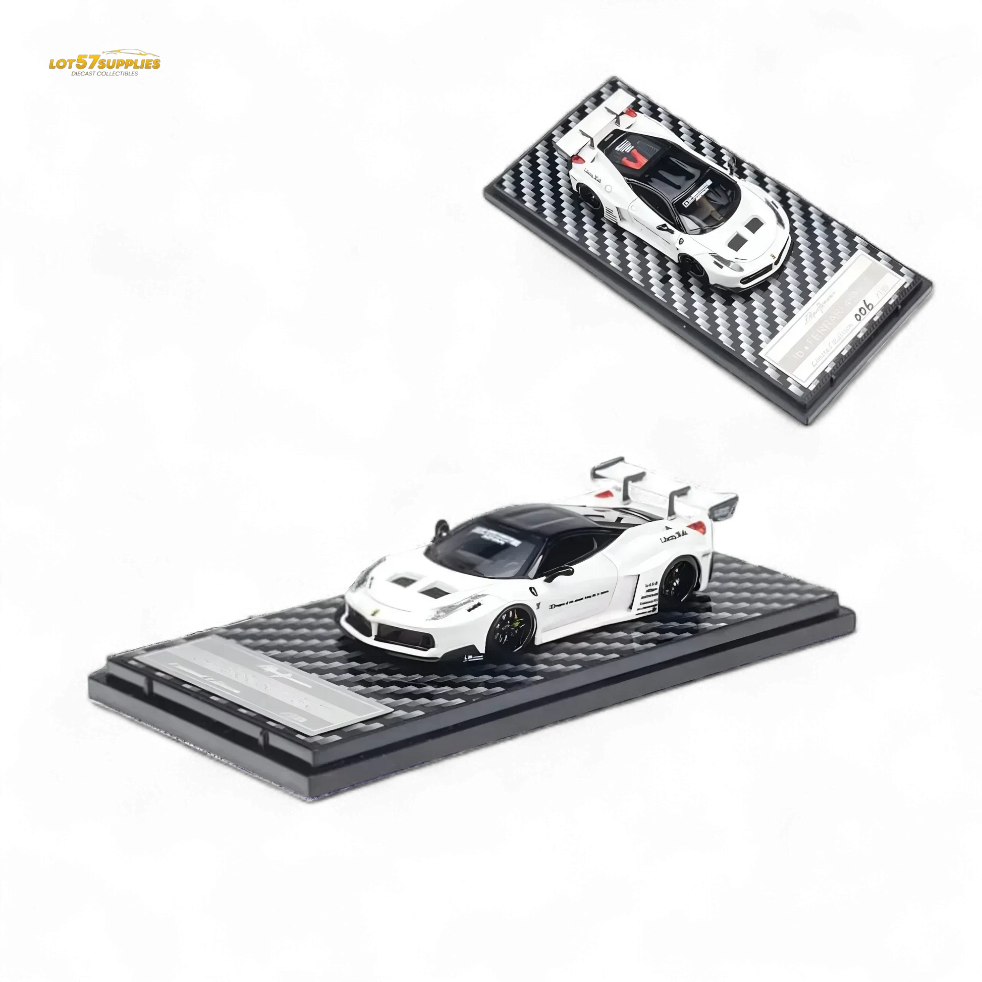 QIDIAN 458 LBWK GT Resin Model Limited to 199 Pcs White 1:64 - ToylandEU